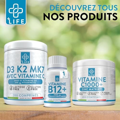 PiùLife Multivitamines & Minéraux Pour Toute la Famille - Immunité Hivernale avec Vitamine D, C, B, Calcium, Zinc, Fer,