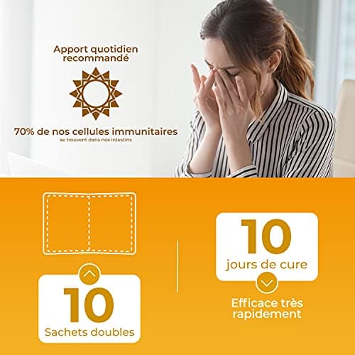 Physionorm Immunité Boosteur - Complément Alimentaire Avec Probiotiques, Zinc, Vitamine C et D - Combat Infections - 10