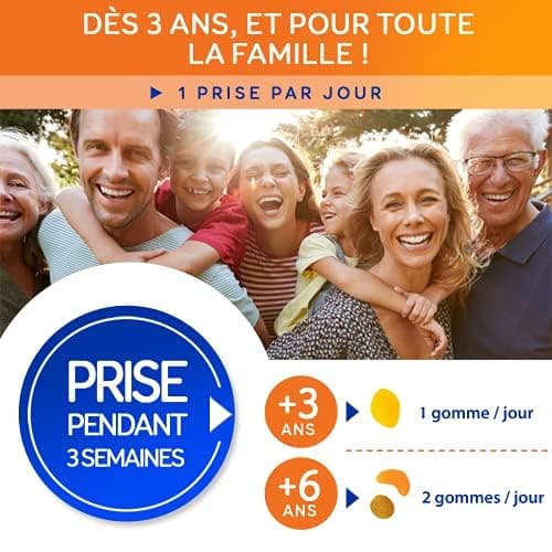 Alvityl Gommes Vitalité 8 Vitamines 2 Minéraux Saveurs Fruit 4-60 Ans École Sport