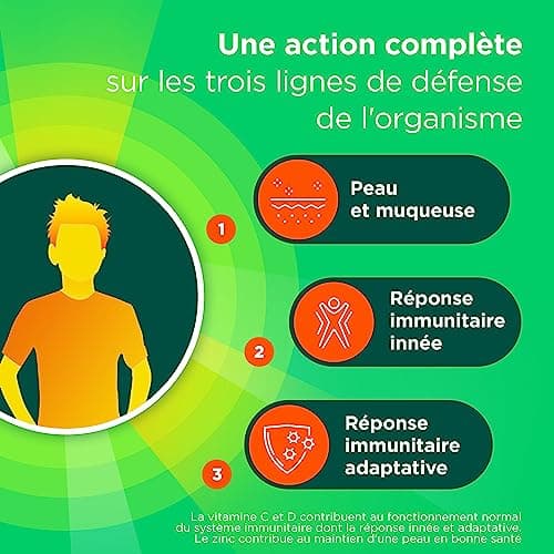 Berocca® Immunité Flash Sélénium, Fer + Berocca® Energie Orange - Multivitamines et Minéraux pour Renforcement Immunitai