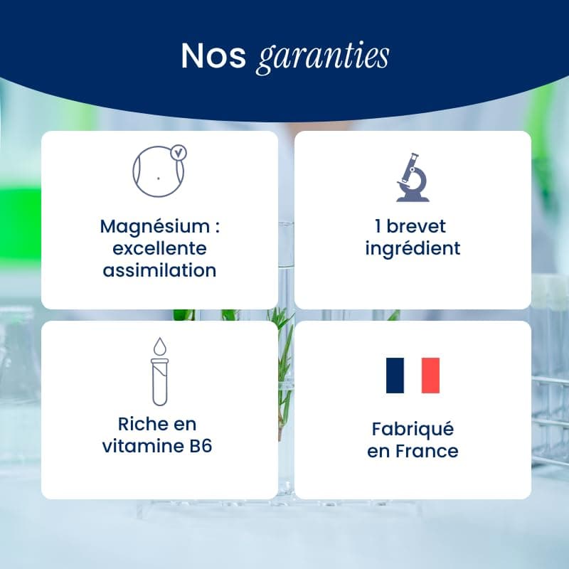 Vitamine Magnésium Bisglycinate NaturAvignon - Épuisement Intense Anti-Stress Anxiété - Vitamine B6 Taurine Haute Absorp