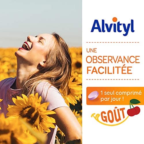 Alvityl - Comprimés Acerola 1000mg Vitamine C - 30 comprimés 1/jour - Supplément Antioxydant Naturel - Pour Immunité & É