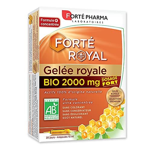 Forté Pharma Gummies Gelée Royale pour Immunité | Goût Miel-Citron | Complément Alimentaire Bio pour Enfants dès 3 ans | — Gelée Royale Bio 2000 mg 20 ampoules