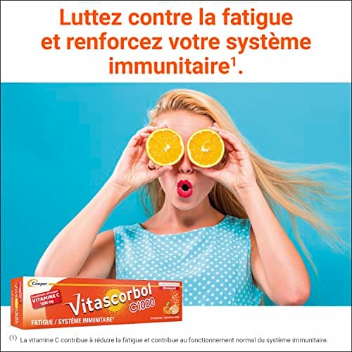 VITASCORBOL - Complément alimentaire vitamine C 1000 mg - Fatigue et système immunitaire - Lot de 3

VITASCORBOL - Compl