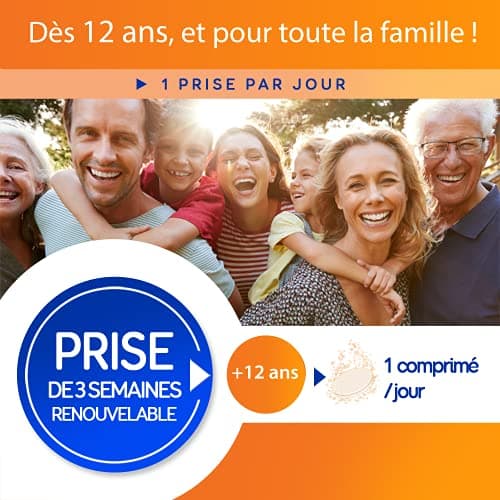 Alvityl Comprimés effervescents Vitalité - 12 Vitamines et 10 Minéraux pour Adultes dès 12 ans - 30 Comprimés  
Alvityl