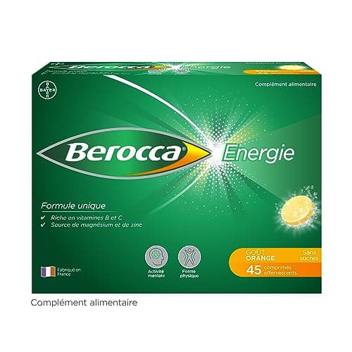 Berocca® Immunité Flash Sélénium, Fer + Berocca® Energie Orange - Multivitamines et Minéraux pour Renforcement Immunitai