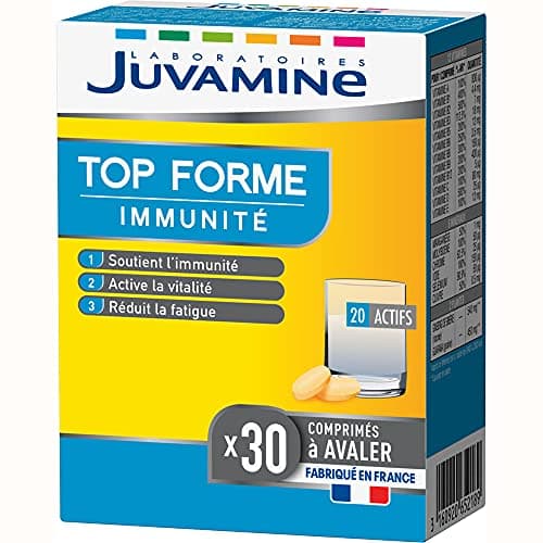 JUVAMINE - Immunite Énergie - Supplément Réduit La Fatigue - Hommes & Femmes - 30 comprimés - France - Boost Énergie