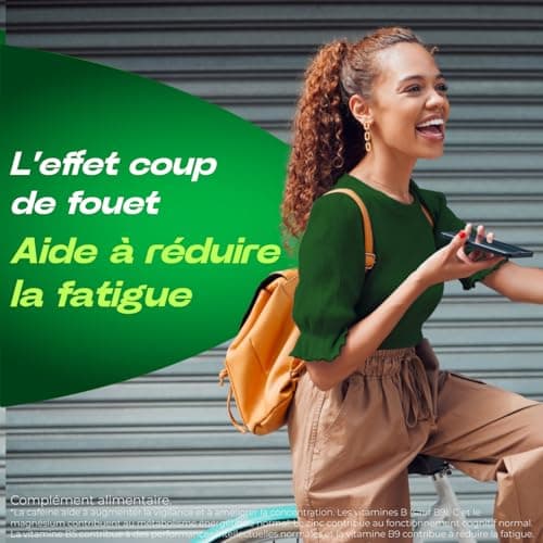 Berocca® Boost - Coup de fouet - Réduit la Fatigue - Vitamine B12, Guarana, Caféine, Vitamine C et Magnésium - Goût Acér