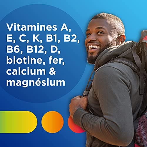 Centrum Multi Vitamines Femmes et Hommes, 13 Vitamines 10 Minéraux, 2x30 Comprimés Duo Pack Complément Alimentaire