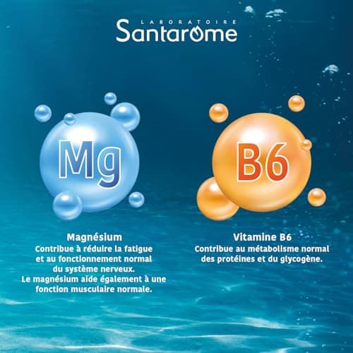 Santarome Magné Marin 360 Extra Fort 45 Comprimés - Comprimes pour Adultes - Sou soulagement - Prandial - Formule renfor