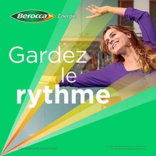 Berocca® Multivitamines - Complément alimentaire effervescent pour réduire la fatigue - 2X45 comprimés - Vitamine C, B1,