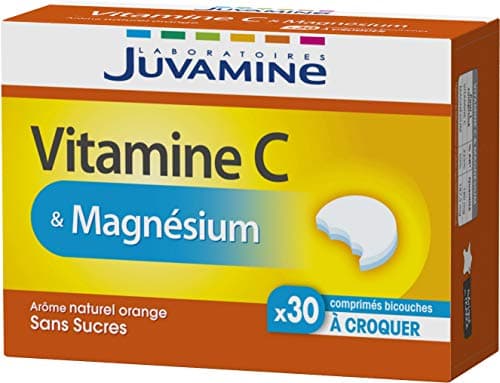 JUVAMINE - Vitamines C et Magnésium - Pour une Énergie Durables et un Immunité Forte - Idéal pour les Adultes Actifs - 3