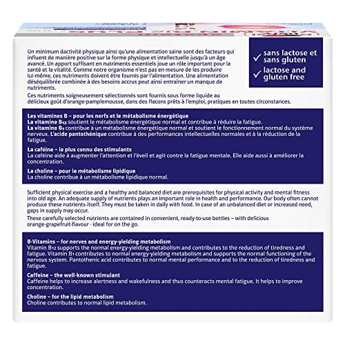 Doppelherz System VITAMINE B12 PLUS, Performance en Goute Liquid, Énergie et Concentration Pour Adultes, Goût Orange et
