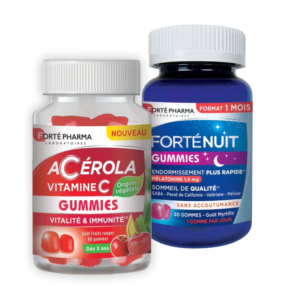 Forté Pharma Gummies Anti-Fatigue Sommeil Vitamine C 30 Pièces