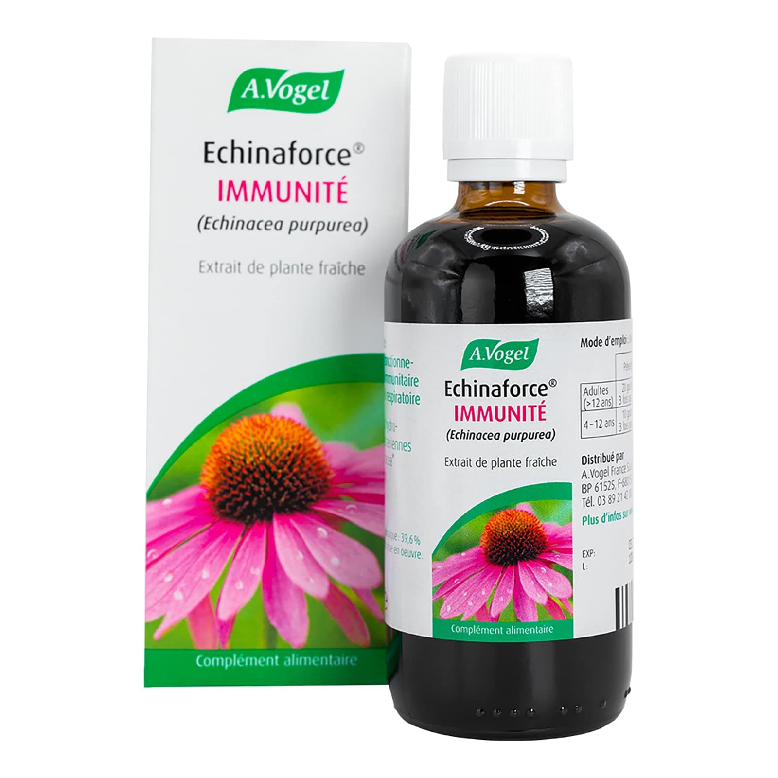 A.VOGEL Echinaforce immunité – Complément alimentaire – Améliore la résistance de l’organisme – Solution buvable – 50ml