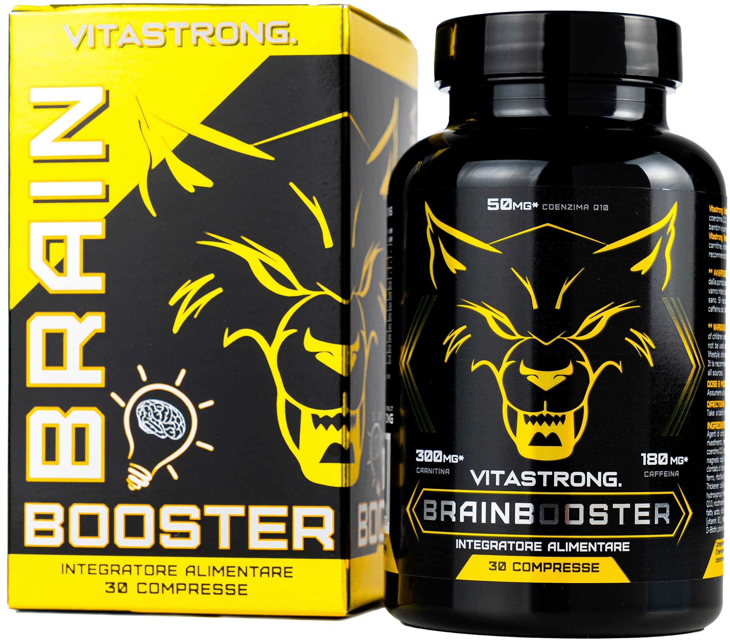 Vitastrong Supplément Nootropique Puissant pour Travailleurs Full Time, Gamer et Étudiants | Anti Fatigue, Mémoire et Co