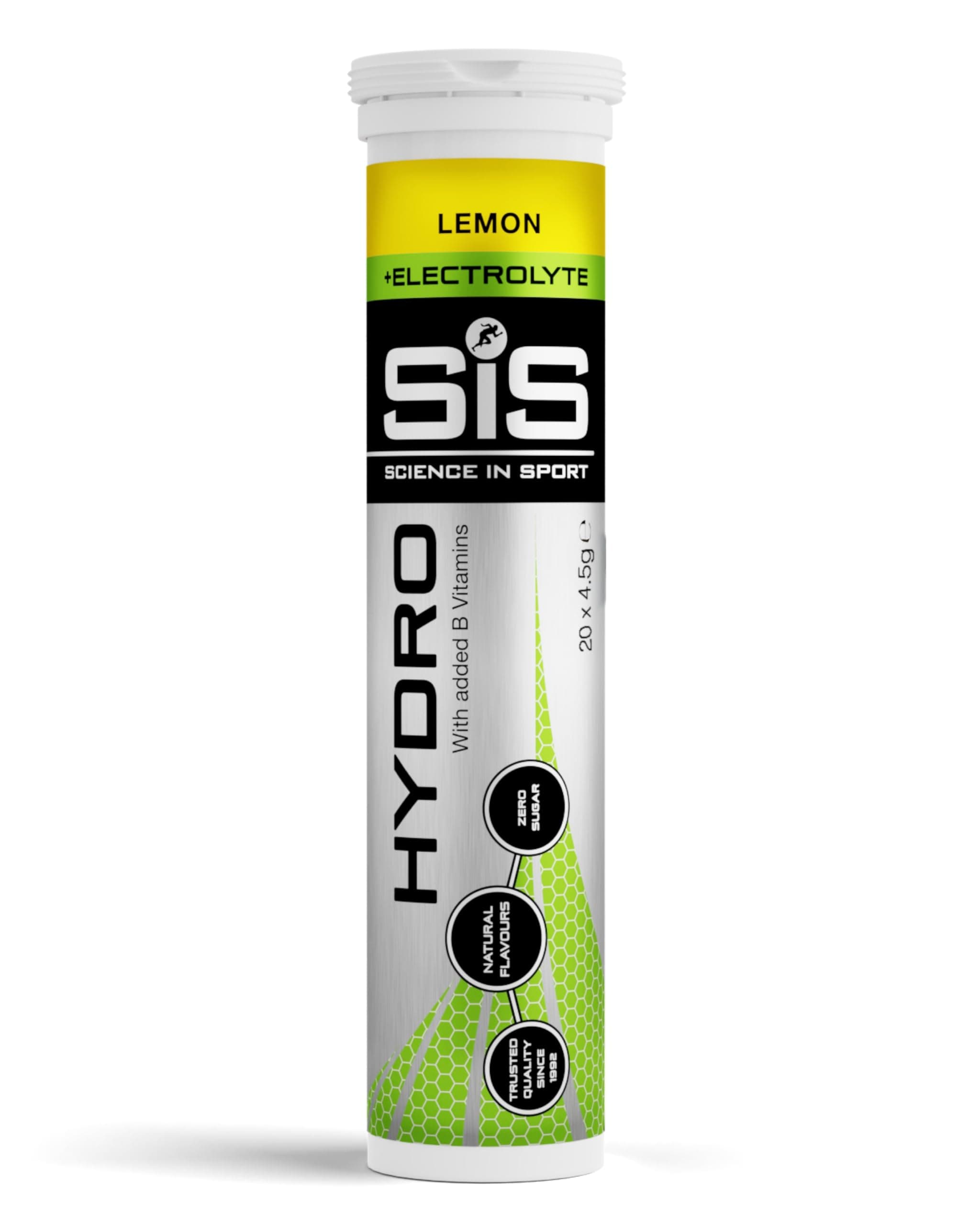Science in Sport Hydratation Sans Sucre Électrolytes 20 Tablettes Citron & Lime Vegan Sans Gluten pour Équilibre Électro