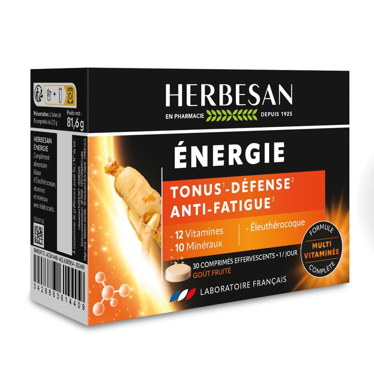 HERBESAN® COMPLEXE ÉNERGIE Booster d'énergie Fabrication française
