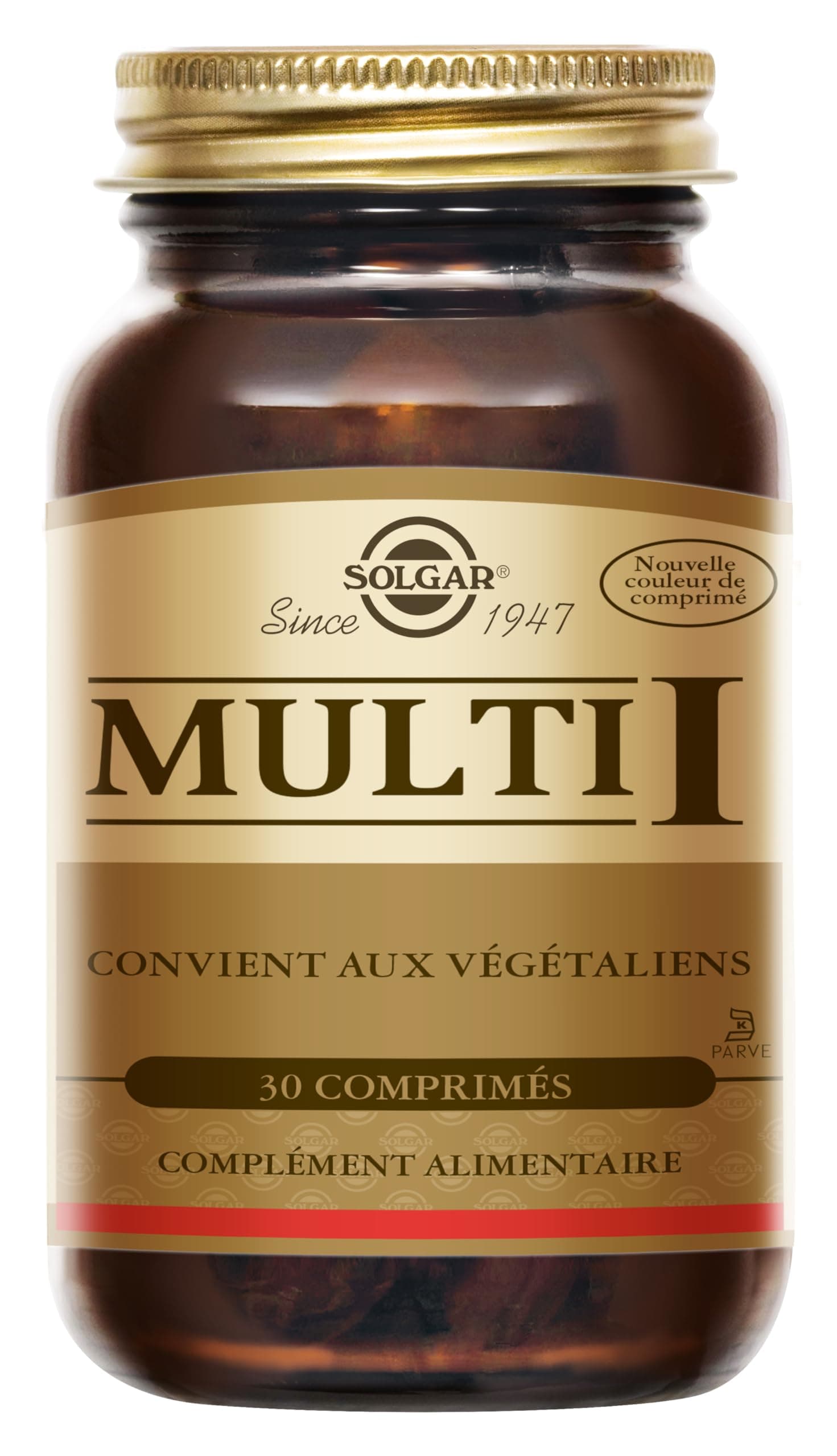 Solgar Multi I - Multivitamine Complète - Réduction de la Fatigue - Complément Alimentaire - Energie et Vitalité - Flaco