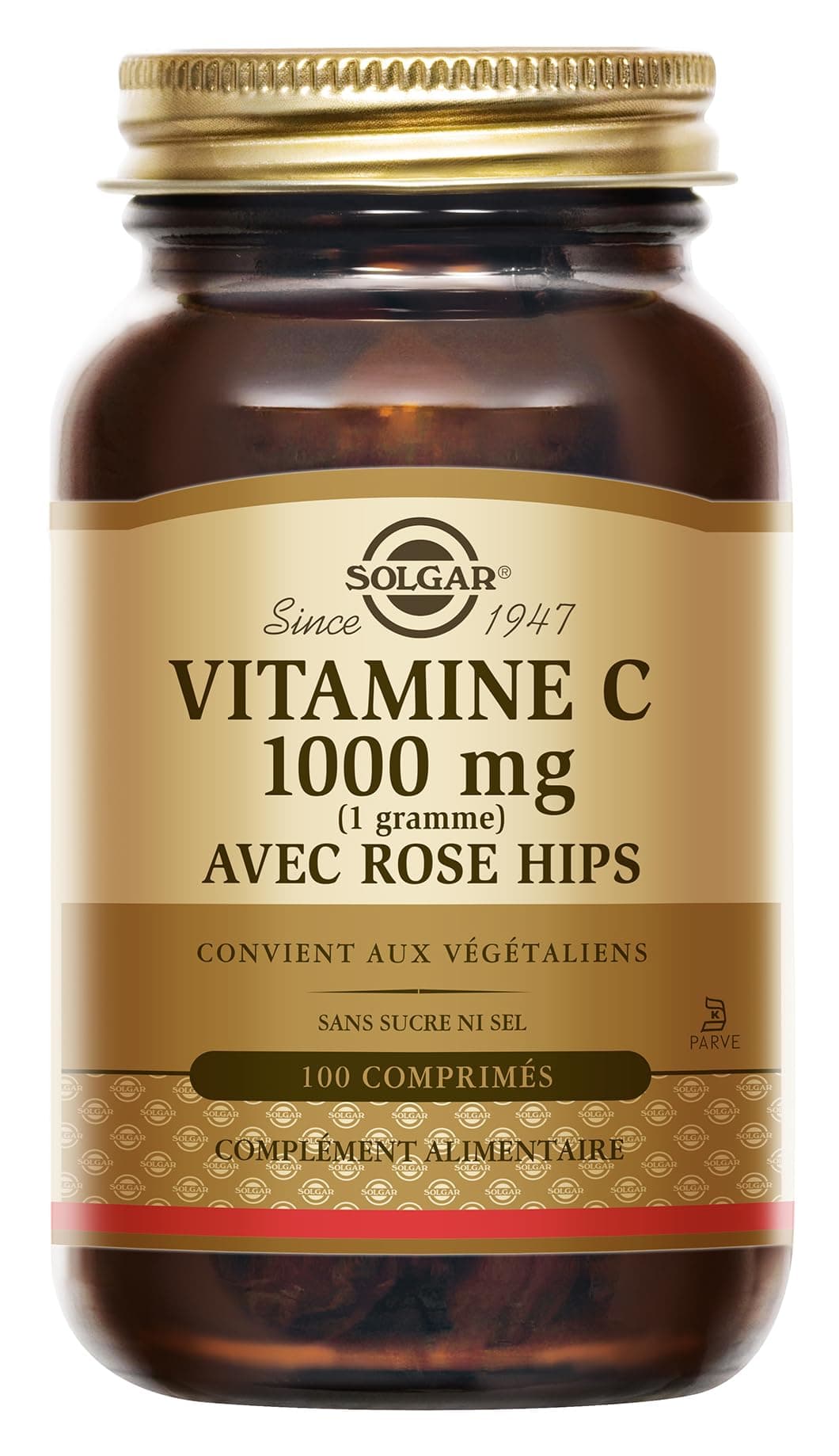 Solgar Vitamine C 1000 mg - Défenses naturelles et vitality - Immunité améliorée - Flacon de 100 comprimés
Solgar Vita